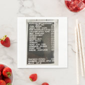 ポーランドリトアニア料理メニューセペリーナイミートナプキンズ スタンダードランチョンナプキン (インサイチュ)