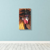 ポーランドルースター キャンバスプリント (インサイチュ (ウッドフロア))