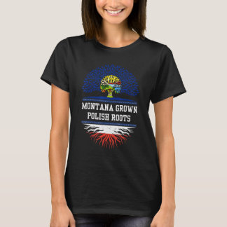 ポーランドルーツポーランドで栽培されたモンタナ1 Tシャツ