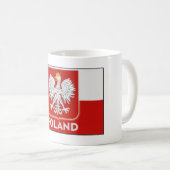 ポーランドロゴコーヒーマグ コーヒーマグカップ (正面右)