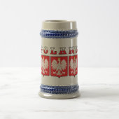 ポーランドワシ国旗の盾 ビールジョッキ (中央)