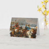 ポーランドヴィンテージクリスマスカード カード (黄色い花)