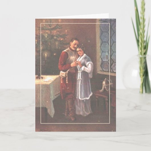 ポーランドヴィンテージクリスマスカード カード (正面)