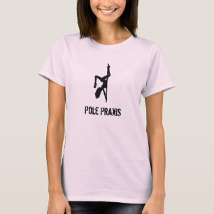 ポーランド人のPraxisの蝶ピンク Tシャツ