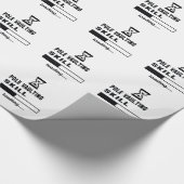 ポーランド人アーチ形天井の技術のローディング...... ラッピングペーパー (角)