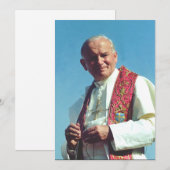 ポーランド出身の教皇ヨハネ・パウロ2世 シーズンカード (正面/裏面)