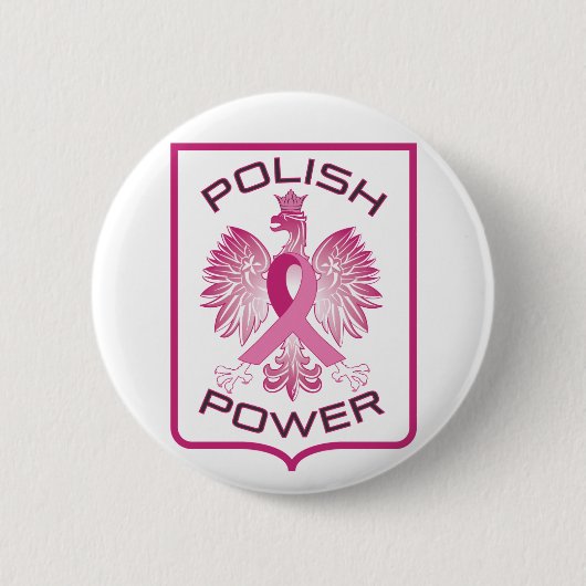 ポーランド力 缶バッジ (正面)
