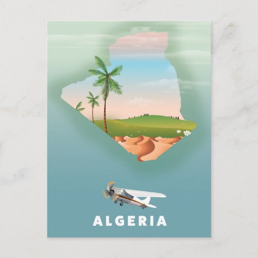 ポーランド図解入りの、写真付きの旅行ポスタープリント。 ポストカード (正面)