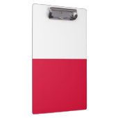 ポーランド国旗が貼られた愛国的なクリップボード クリップボード (右)