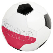 ポーランド国旗で愛らしい愛国心 サッカーボール (3/4)