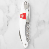 ポーランド国旗で愛国的なサッカーポルスカ ソムリエナイフ (裏面)