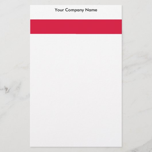 ポーランド国旗で文房具 便箋 (正面)