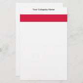 ポーランド国旗で文房具 便箋 (正面/裏面)