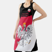 ポーランド国旗と味from Home，ポーランド/ポルスカ エプロン (インサイチュ)