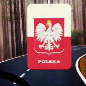 ポーランド国旗のカーエアフレッシュナー、ポーランド カーエアーフレッシュナー