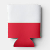 ポーランド国旗のクーラーボックス 缶クーラー (裏面)