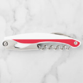 ポーランド国旗のコルクスクリュー ソムリエナイフ (正面)