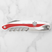 ポーランド国旗のコート・オブ・アーム ソムリエナイフ (裏面)