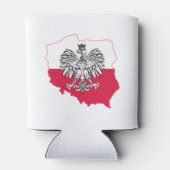 ポーランド国旗のビヤクールー 缶クーラー (裏面)