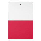 ポーランド国旗のミニクリップボード ミニクリップボード (裏面)