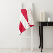 ポーランド国旗を持つ愛国的シェルパ毛布 シェルパブランケット (インサイチュ)