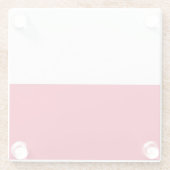 ポーランド国旗を掲げたガラスコアスター ガラスコースター (裏面)