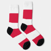 ポーランド国旗を掲げた女性用ソックス ソックス (右)