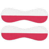 ポーランド国旗を掲げた愛国的なソフトボール ソフトボール (パネル)