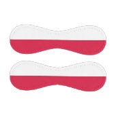 ポーランド国旗を掲げた愛国野球 野球ボール (パネル)