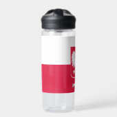 ポーランド国旗ボトル、愛国的ポーランド ウォーターボトル (正面)