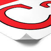 ポーランド国旗ポーランドカナダ ポスター (角)