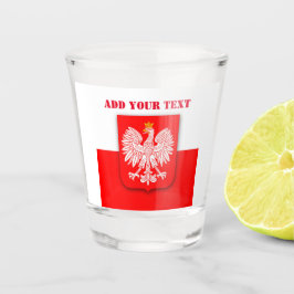 ポーランド国旗ポーランドサッカーサッカーポルスカパトリオティ ショットグラス
