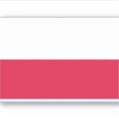 ポーランド国旗ポーランド愛国心 シール (正面)