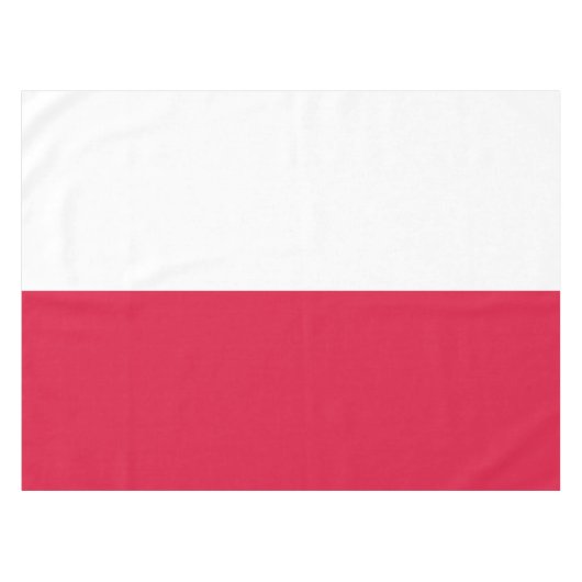 ポーランド国旗ポーランド愛国心 テーブルクロス (正面(横))
