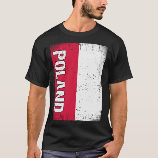 ポーランド国旗ポーランド1 Tシャツ (正面)