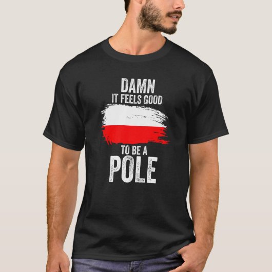 ポーランド国旗1 Tシャツ (正面)