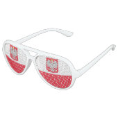ポーランド国旗 アビエーターサングラス (アングル)