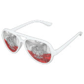 ポーランド国旗 アビエーターサングラス (アングル)