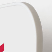 ポーランド国旗 |イニシャル付きコート ピックルボールラケット (左詳細)