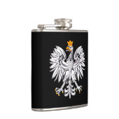 ポーランド国旗&イーグル、旅行ポーランド/スポーツファン フラスク (右)