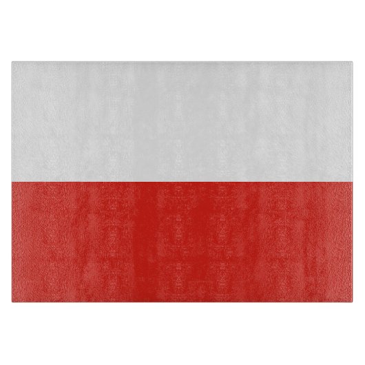 ポーランド国旗 カッティングボード (正面)