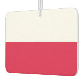 ポーランド国旗 カーエアーフレッシュナー (左)