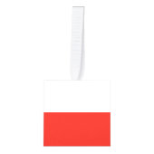 ポーランド国旗 キューブオーナメント (正面)