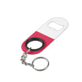 ポーランド国旗 キーホルダー栓抜き (裏面アングル)