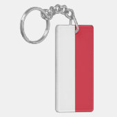 ポーランド国旗 キーホルダー (正面左)