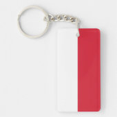 ポーランド国旗 キーホルダー (正面)