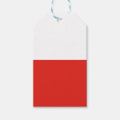 ポーランド国旗 ギフトタグ (正面)