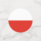 ポーランド国旗 コンフェッティ (スモール正面)