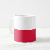 ポーランド国旗 コーヒーマグカップ (正面左)