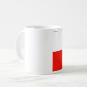 ポーランド国旗 コーヒーマグカップ (正面左)